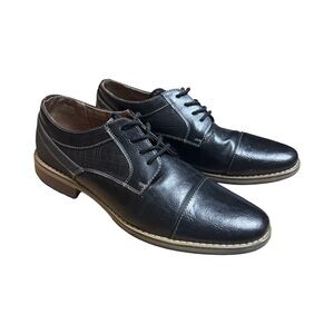 Elegant Black Leather Oxfords